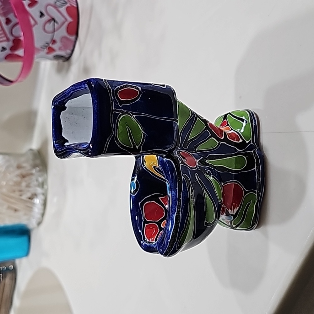 Talavera mini toilet bowl